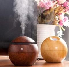 Grace & Elegance Portable Mini Wooden Air Humidifiers Aromatherapy Portable Room Air Purifier