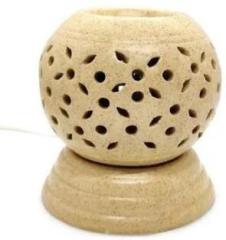 Parika Fragrances Round Shape Ceramic ElectricLavender Oil Diffuser Air Freshener Portable Room Air Purifier