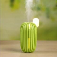 Saleh Cactus Essential Oil Diffuser Aroma Mini Car, Home, Office USB Atomizing Atmosphere Night Light Air Humidifier Portable Room Air Purifier