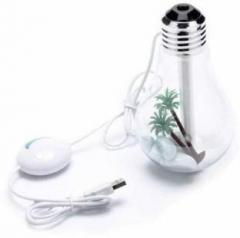 Shop World Seven Color Bulb Humidifier Night Light and Creative Mini Usb Home Mute Humidifier Portable Room Air Purifier Portable Room Air Purifier