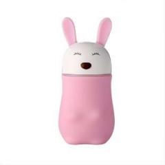 Shrih Rabbit Humidifier With LED Night Light for Desktop, baby room, car and home PINK Portable Room Air Purifier
