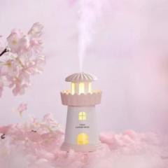 Uniquebuyer Lighthouse Shaped Air Freshener Humidifier With LED Night Light For Car And Office Portable Room Air Purifier Portable Room Air Purifier