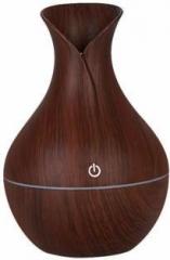 Unitradex Ultrasonic Home Aroma 7 Colored LED Humidifier Wooden Pattern Portable Room Air Purifier