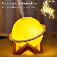 Whipbird Moon Lamp Humidifier, 2 in 1 Moon Night Light & Humidifiers with USB Recharge, Portable Room Air Purifier