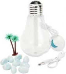 Zauky Bulb Humidifier With LED Night Light Portable Room Air Purifier Portable Room Air Purifier