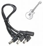 3 Way 9V Guitar Effect Pedal Chain Power Supply Splitter Adapter Cable For Musical Instruments Bass Guitar Accessories Parts