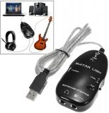 Cable USB Guitarra Interfaz Audio Guitar Link Adaptador PR Grabacin MAC/PC MP3