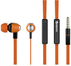 Candytech Hf s 30 vc orange In Ear Wired Earphones With Mic Orange