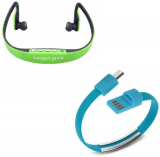 Captcha Multicolor Wearable Handy USB Cable With New Sporty MP3 Players