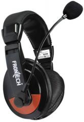 Frontech JIL 3442 Over Ear Wired Headphones With Mic