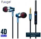 Fuego Musically Y8 Super Bass In Ear Wired With Mic Headphones/Earphones