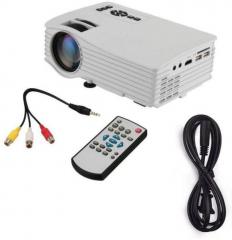 Ibs Mini Projector Full Color 1080P Home Cinema HDMI /AV/USB Video LED Portable Projector LCD Projector 640x480 Pixels