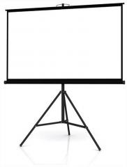 Inlight Tripod Type Projector Screen Size: 7 Ft. x 5 Ft. In Imported High Gain Fabric