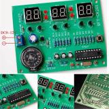 INSMA DIY Kit Module 9V 12V AT89C2051 6 Digital LED Electronic Clock Parts Components