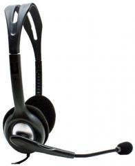 Logitech h110 Over Ear Headset with Mic black