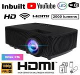 Omex 2019 UPGREAD YOUTUBE LCD Projector 1920x1080 Pixels