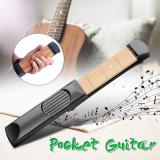 Portable Pocket 6 String Guitar Bass Practice Tool Gadget 4 Fret Model Beginner