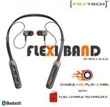 Psytech FLEXIBAND 4D EXTRAA BASS Neckband Wireless With Mic Headphones/Earphones