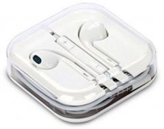 ROCKSOME Wired Earpods White In Ear Wired Earphones With Mic