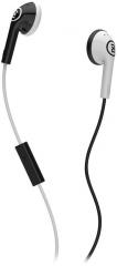 Skullcandy 2xl Offset In Ear With Mic White Black and White