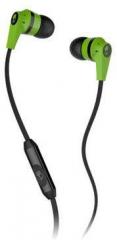Skullcandy Green Wired With Mic Headphones and Earphones
