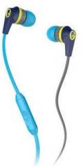 Skullcandy S2IKGY 404 Ink'd 2.0 In Ear Blue and Navy Headphones with Mic
