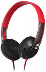 Skullcandy Uprock On Ear Red and Black Headphones without Mic