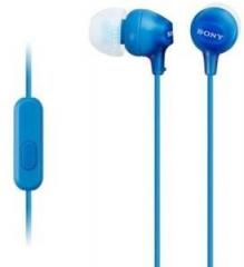 Sony EX Series MDR EX15AP/L In Ear Earphones with Mic & In line Remote
