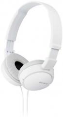 Sony MDR ZX110 On Ear Wired Headphone Without Mic White
