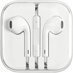 Stark Apple Headset For Iphone 4s, 5s, 6s White In Ear Wired Earphones With Mic