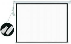 Technolite Motorised Projector Screen Size: 9 Ft. x 5 Ft. In Imported High Gain Fabric With 1.2 Gain