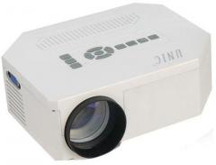 UNIC UC30 Mini Portable LED Projector w/ 3.5mm /SD Card Slot/AV/VGA/USB/HDMI White