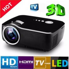 VIVI BRIGHT UPDATED GP70 FULL HD 120INCH DISPLAY LED PROJECTOR HOME THEATRE LED Projector 800x600 Pixels
