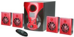 Vsure VHT 4003 CH HD AUDIO HOME THEATER SPEAKER SYSTEM WITH USB & FM RED&BLACK