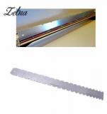 Zebra Electric Bass Guitar Steel Neck Straight Edge Luthiers Tool For Fretboard Stringed Instruments Parts Accessories