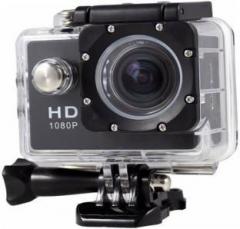 Alonzo Full HD 1080p 12mp Ultra HD 1080P Sports Action Camera with Rechargeable Batteries up to 32GB SD Card Compatible with Android, iOS, Tablet, PC Sports and Action Camera