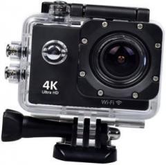 Alonzo Wifi 4K Sports Action Camera Portable Package, 12MP Ultra HD 30M Waterproof DV Camcorder 2 Inch LCD Screen, 170 Degree Wide Angle Sports and Action Camera