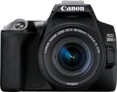 Canon EOS 200D II DSLR Camera Body with Dual Lens 18 55 mm f/4 5.6 IS STM and 55 250 mm f/4 5.6 IS STM
