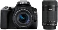 Canon EOS 200D II DSLR Camera EF S 18 55 mm IS STM and 55 250 mm IS STM