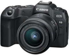 Canon R8 Mirrorless Camera RF 24 50mm f/4.5 6.3 IS STM
