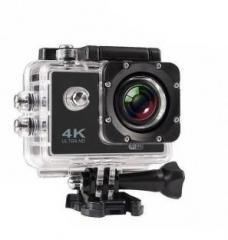 Cartbug 4k Action Camera 4K Ultra HD Water Resistant Sports Action Camera Ultra Wide Angle Lens with 2 Inch Display & Full Accessories Sports and Action Camera