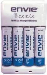 Envie Bettle ECR 20 |Combo With| 4xAA 2100 Ni MH rechargeable Camera Battery Charger