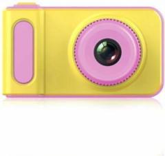 Indusbay Loop camera Pink Kids Digital Camera, Mini 2 Inches Screen HD 1080P Children's Camera Video Recorder Camcorder with Loop Recording Toy Pink Instant Camera