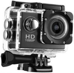 Lizzie Sports HD Action Camera Video Camera with Waterproof Camera Case Sports and Action Camera
