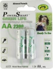 Power Smart Pack of 2 AA 2300mAh Ni MH Rechargeable Ni MH Battery