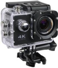 Rewy 4K Ultra HD Wide Angle 16 MP Wireless Wifi Sports Waterproof Portable Outdoor Action Camera with 128 GB Micro SD Card Support Sports and Action Camera