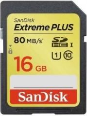 SanDisk Extreme plus 16 GB SDHC Class 10 Memory Card