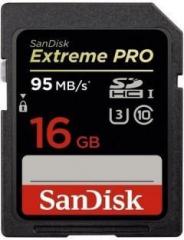 SanDisk extreme pro 16 GB SDXC Class 10 95 MB/s Memory Card