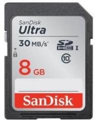 SanDisk Ultra 8 GB SDHC Class 10 30 MB/S Memory Card