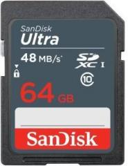 SanDisk Ultra Camera 64 GB SD Card Class 10 48 MB/s Memory